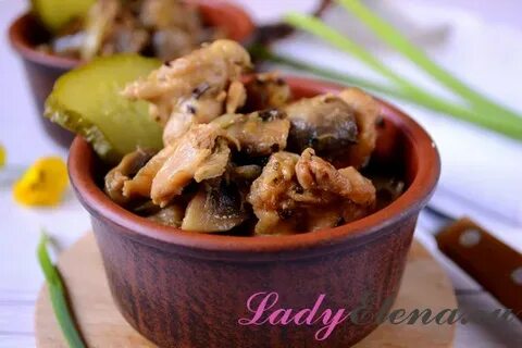 Рецепт курицы с сушеными грибами