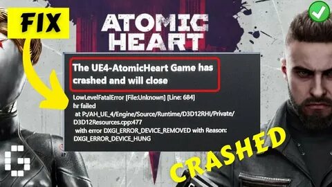 Atomic heart crash