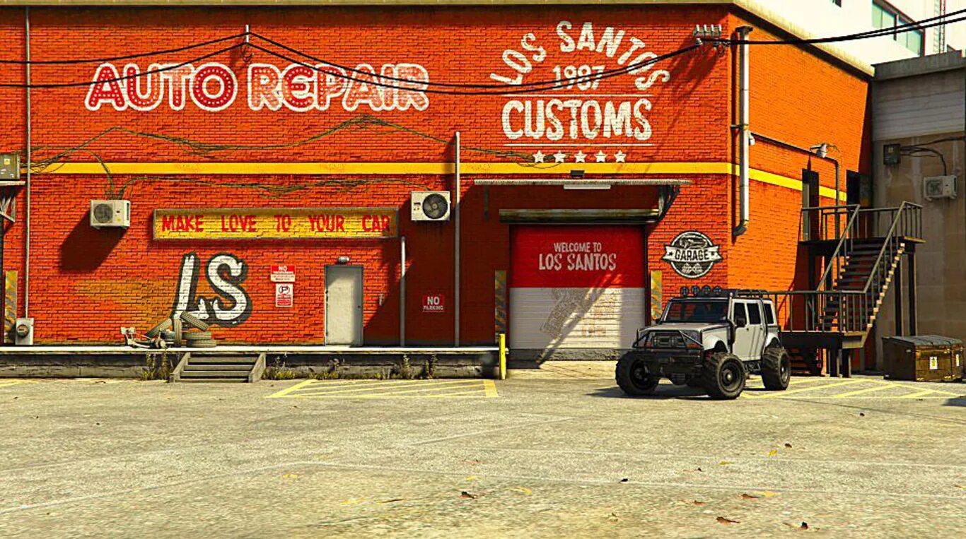 Ла меза гта 5. Los santos customs gta 5. Лос сантос кастомс гта. Лос сантос кастомс в гта. Лос аутос кастмос гта 5.