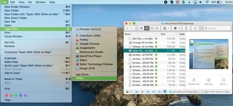 Открыть файл mac