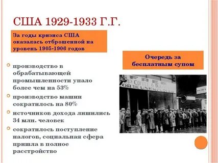Период 1929 1933