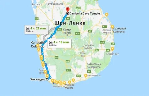 Карта погода шри ланка
