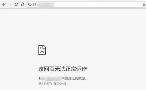 Net err empty response