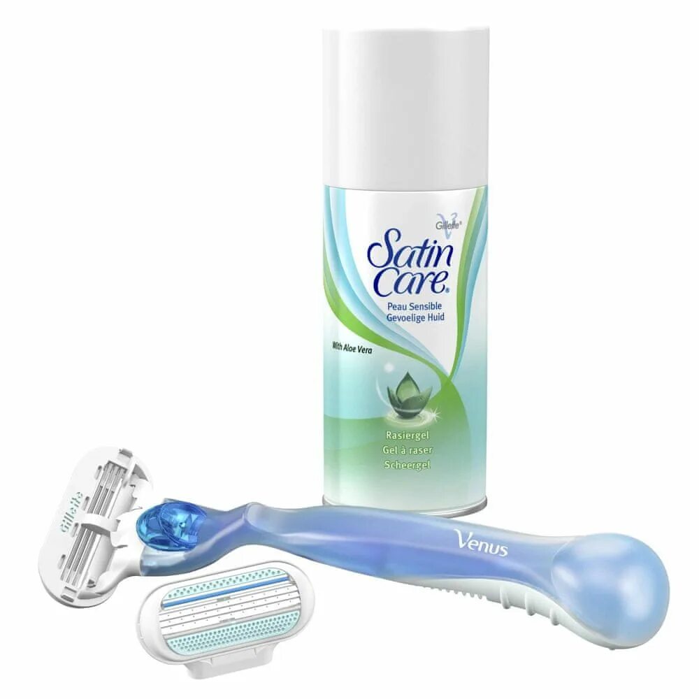 Кассеты venus satin care. Venus деликатное бритье кассеты.