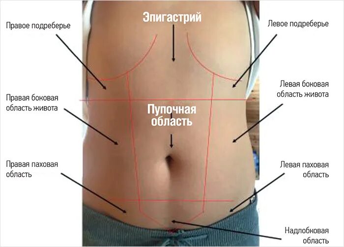 Вздутие внизу живота у мужчин. Лимфоузлы в нижней части живота. Подложечная область. Твердый живот вокруг пупка.