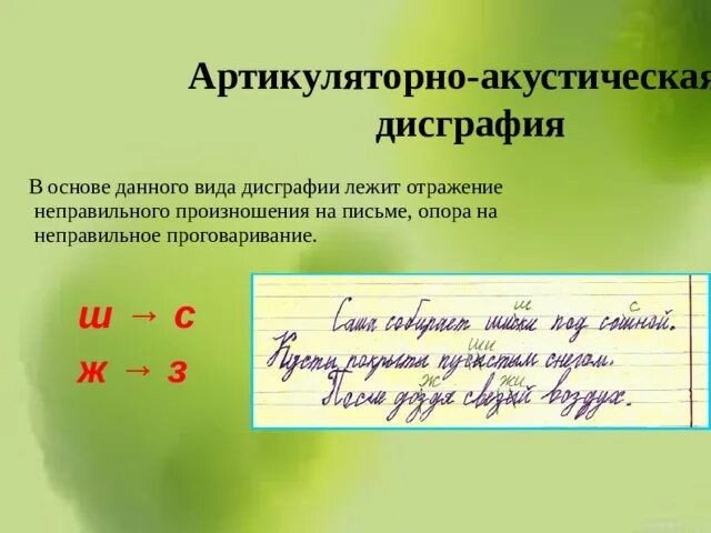 Определение дисграфии. Артикуляторно-акустической дисграфии. Артикуляторно-акустическая дисграфия примеры. Акустико-артикуляционная дисграфия. Артикулятлрно Акцстическая дислалия.