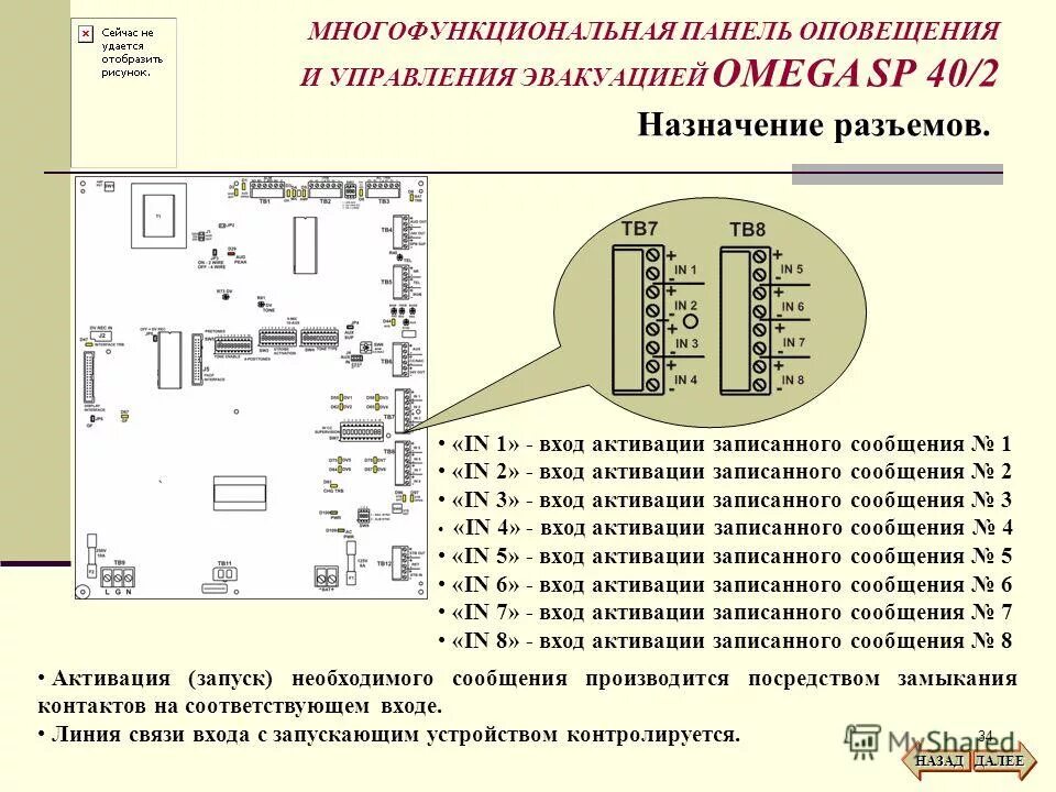 Панель оповещения