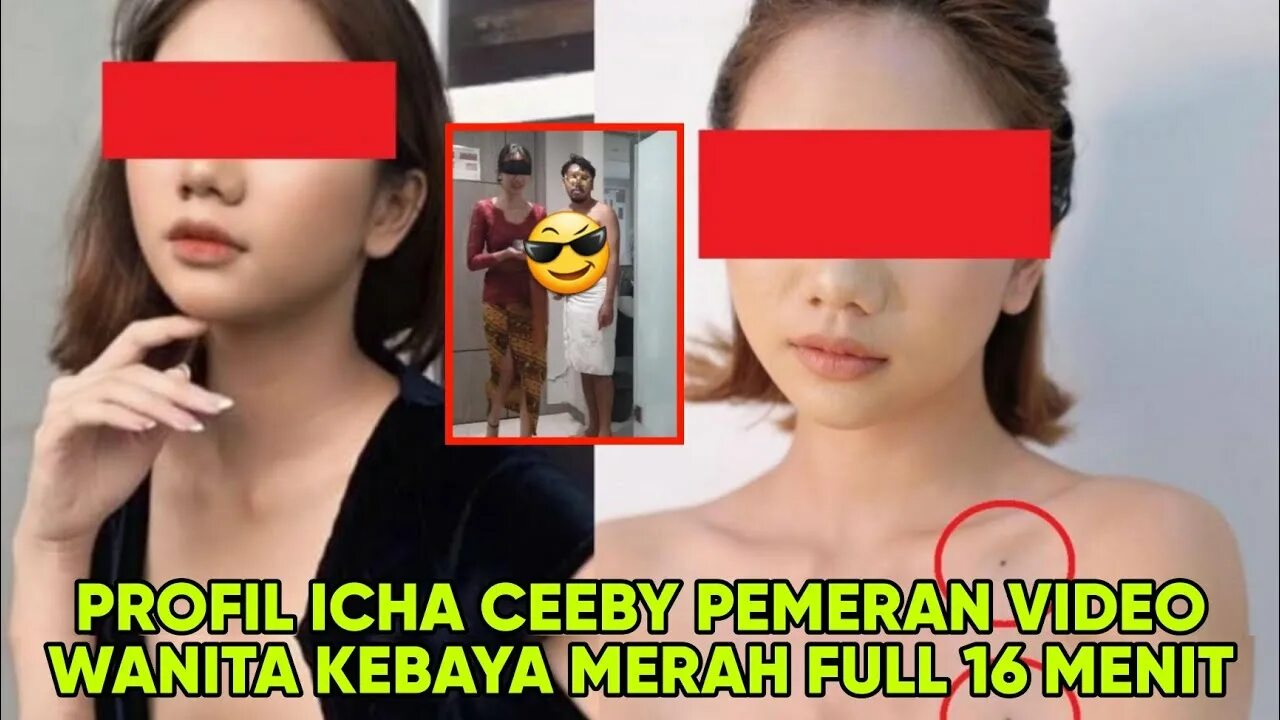 Kebayak merah. Icha ceeby. kebayak merah full. foto icha kebayamerah viral.