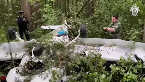Упал самолет в подмосковье