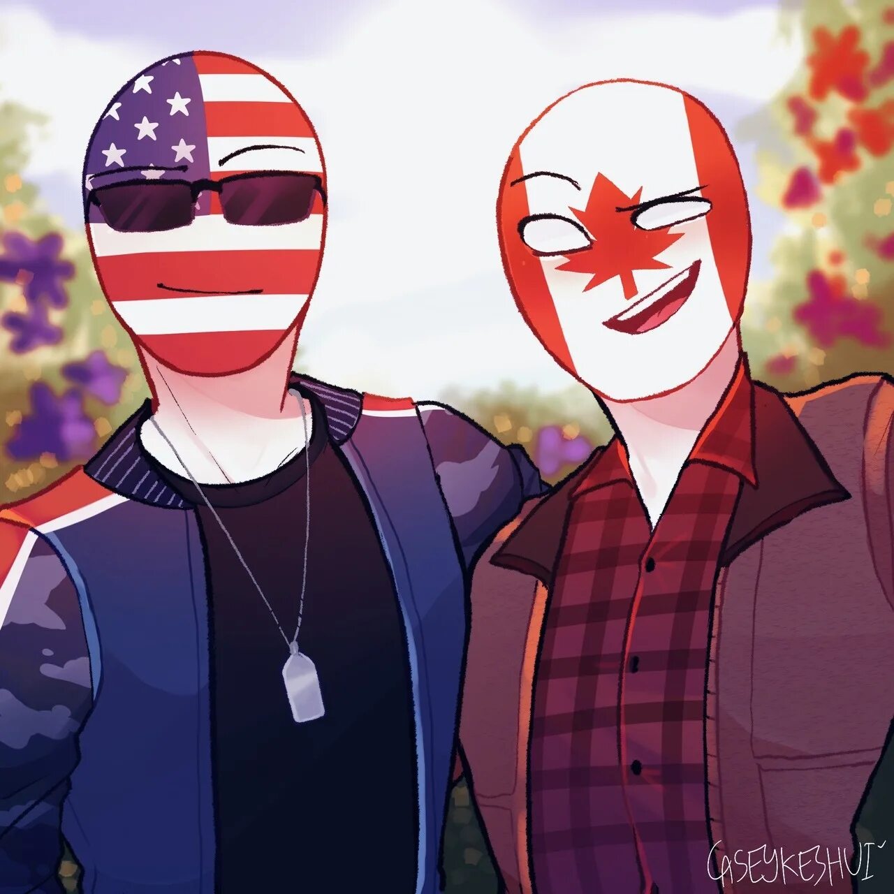 Countryhumans канада. Канада и Америка кантрихьюманс. Канада кантрихуманс. Кантрихуманс США И Канада. Арт Канада и США Countryhumans.