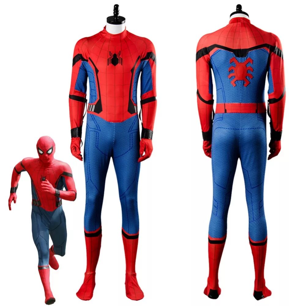 Костюмы спайдер. Костюм Spider Homecoming Suit. Spider man Homecoming костюм. Костюмчик человека паука капитана Америки.