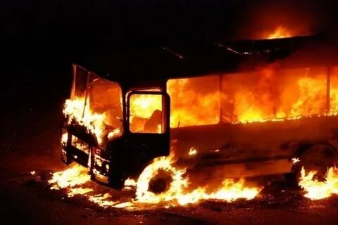 Пожар в транспорте