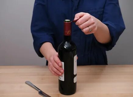 Бутылку вина без открывашки