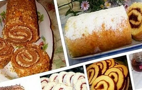 Рецепт простых рулетов сладких