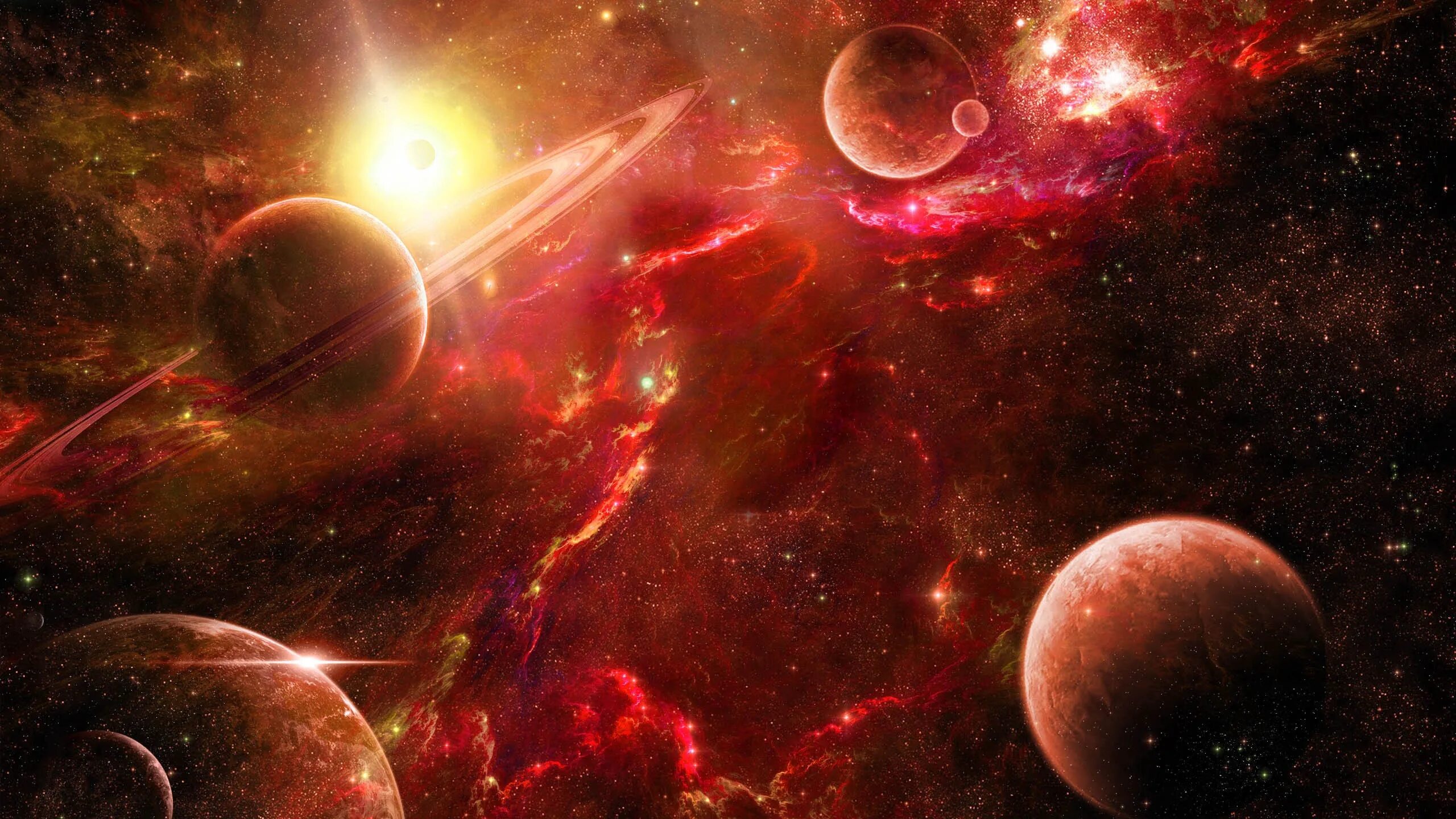 Скачать обои Планета, Космос, Свет, Планеты, Light, Planets, Арт, Space, раздел 