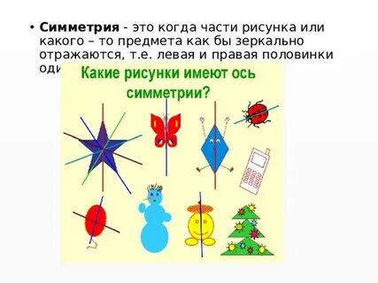 Технология 2 класс композиция симметрия
