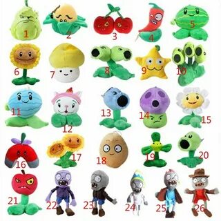 Plush Toys Plants vs Zombies Soft Stuffed Plush Toys Doll Baby Toy for Kids...