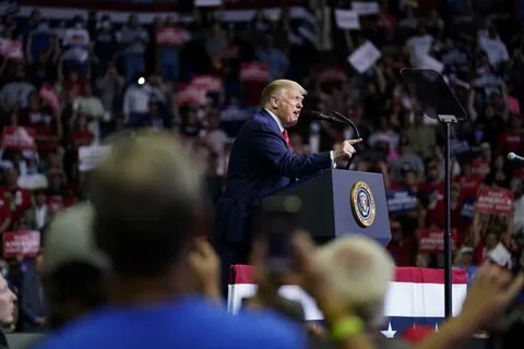 Предвыборный митинг трампа