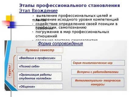 Профессионализм и профессиональное развитие