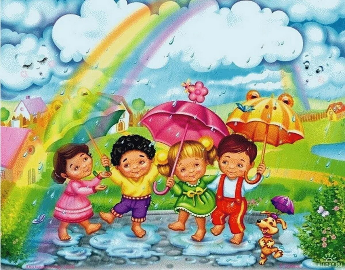Песни малышам лето. Лето для дошкольников. Лето для детей в детском саду. Дети дождя. Яркое лето детский сад.