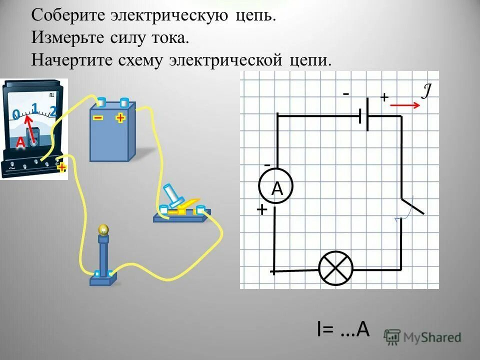 Модель электрической цепи. Электрическая цепь. Схема электрической цепи. Собранная электрическая цепь. Соберите электрическую цепь.