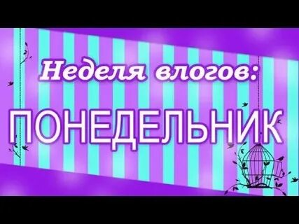 Неделя влога