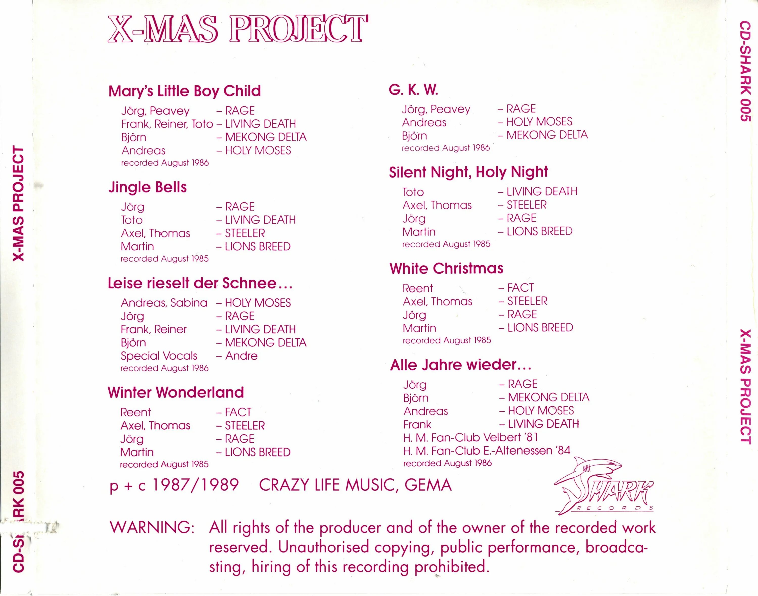 Ma programs. X-mas Project - x-mas Project Vol. II. Mas Project. X-mas Project - x-mas Project (1986). Gabberbox x-mas Tracklist.