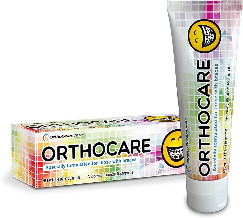 Pierot Toothpaste for Braces. Orthofoam.