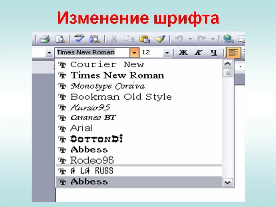 Редактор шрифта текста. Изменение шрифта. изменение типа шрифта. виды шрифтов в редакторе. типы шрифтов в ворде.
