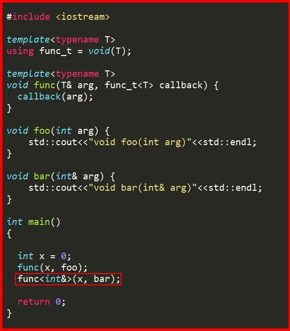 Функция func в си. Func c++ что это. Void c++. Темплейт c++.
