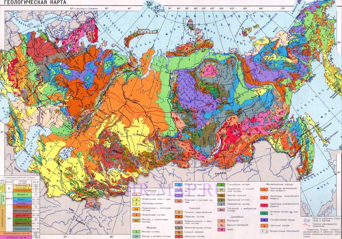 Карта геологического строения России. Инженерно-Геологическая карта России. Геологический атлас России. Тектоническая карта России. Карта возрастов россии