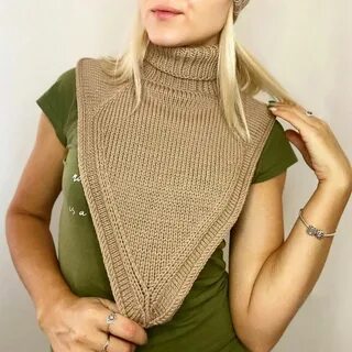 Манишка жилетка женская спицами
