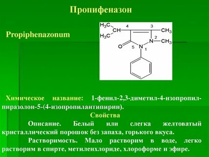 Пропифеназон что это за лекарство
