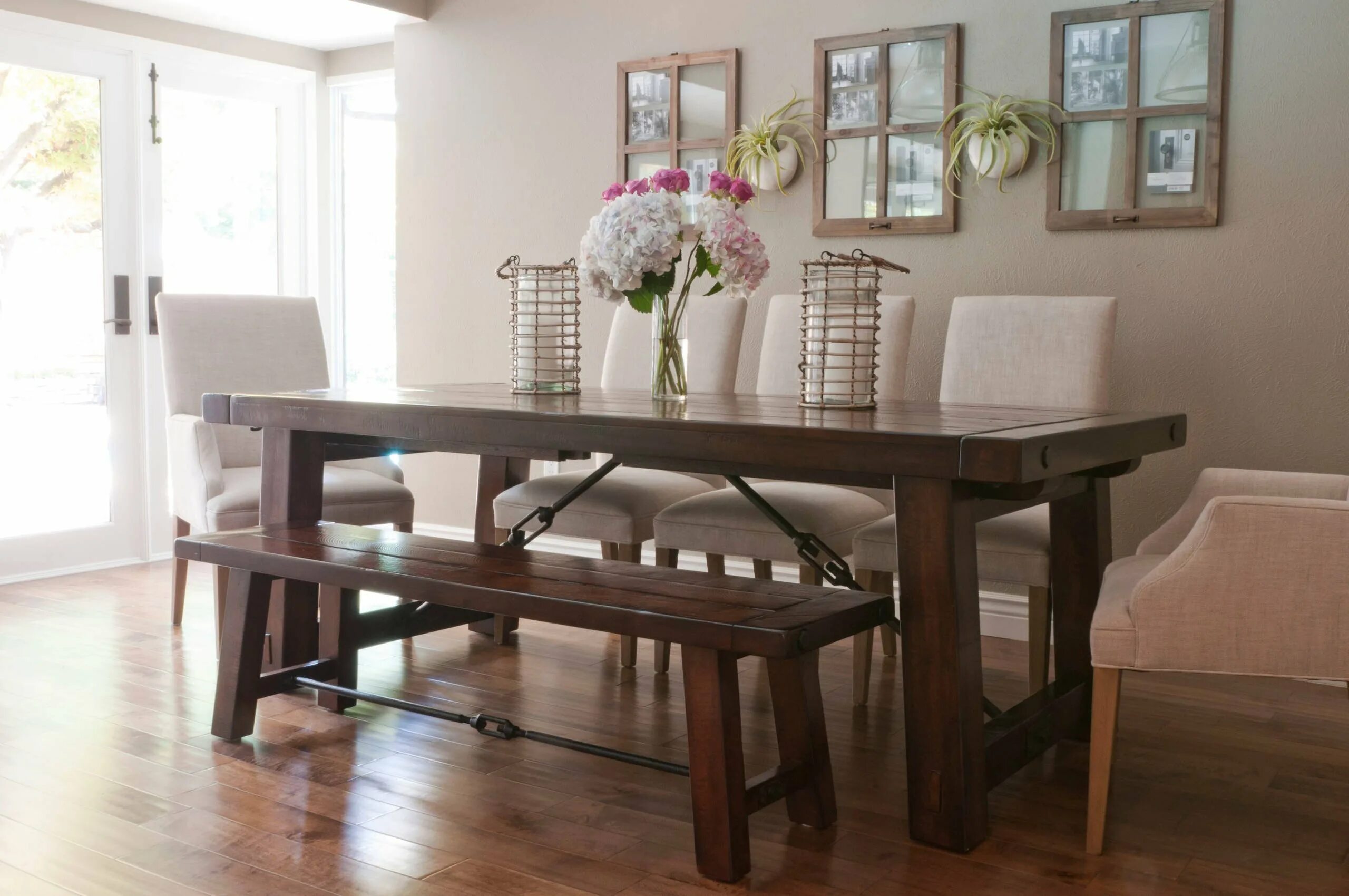 These are tables and are chairs