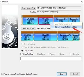 Clone disk