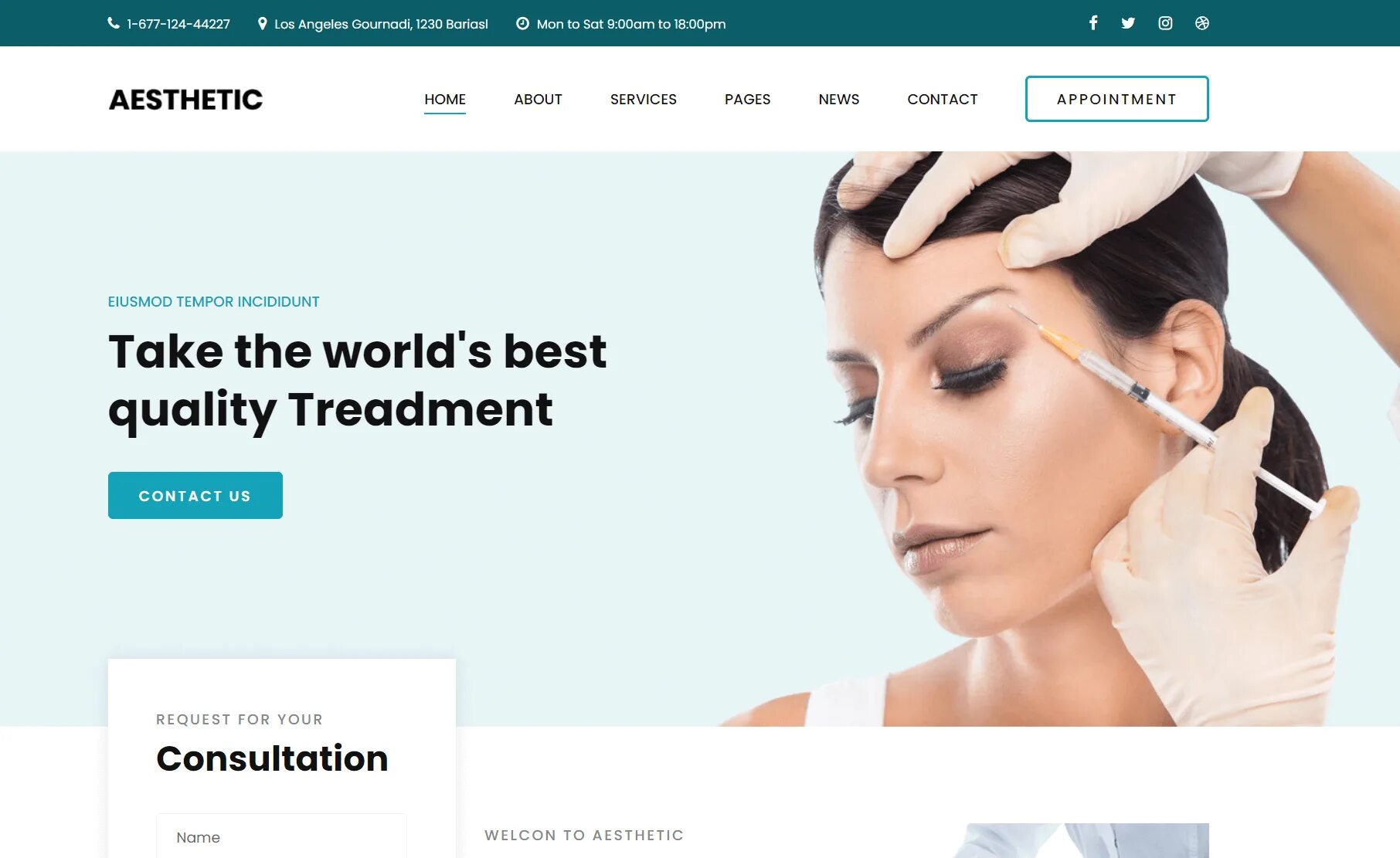 Шаблон сайта салона красоты. Beauty website. Website aesthetic. Skin Expert, Москва.