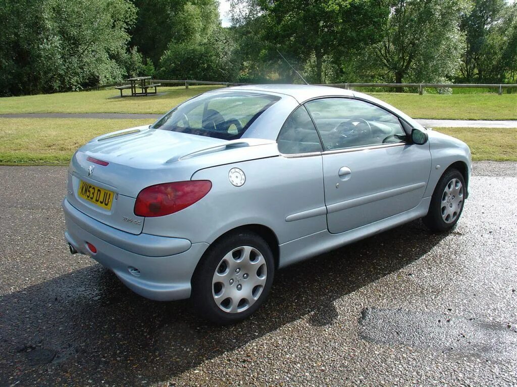 Установка дефлекторов (ветровиков) - Peugeot 206, 1,1 л, 2003 года аксессуары DR