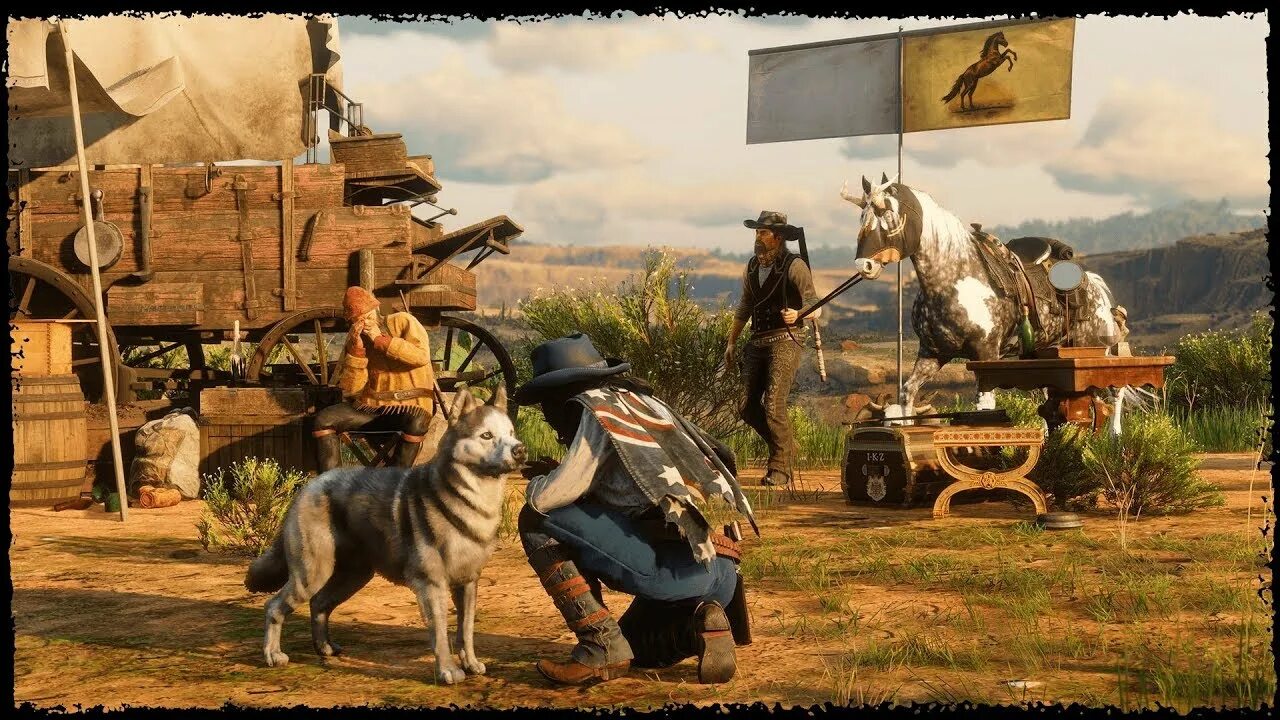 Повозка rdr2