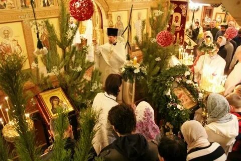 Сколько времени идет ночная служба на рождество