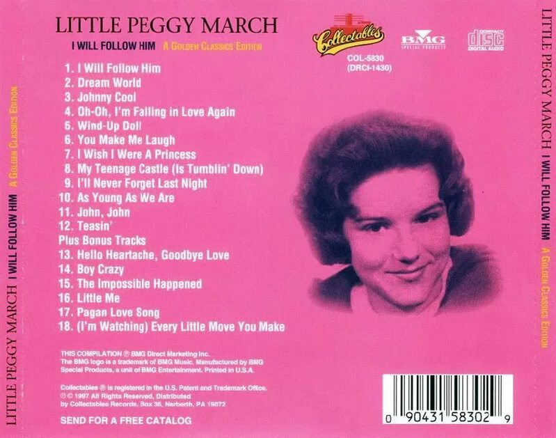 I will follow him. Литтл пегги марч. little peggy march i will follow him. peggy march i will follow him 50th anniversary recording. peggy перевод.