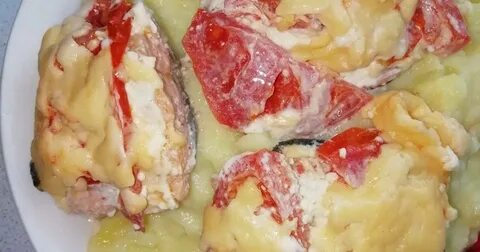 Рыба горбуша в духовке с майонезом