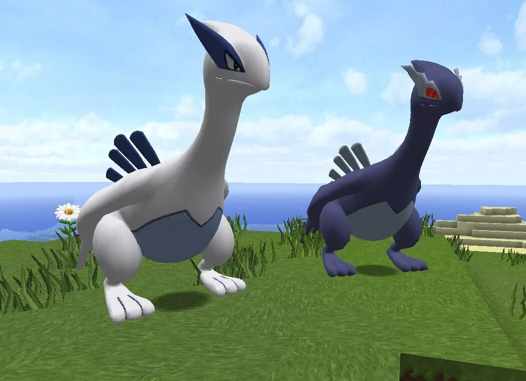 Покемоны пиксельмон. Шайни Лугия. Лугия пиксельмон. Покемон Lugia Pixelmon.