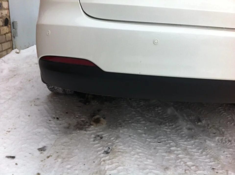 Снятие бамперов и к нему прилогаюших - KIA Cerato Koup (1G), 1,6 л, 2010 года св