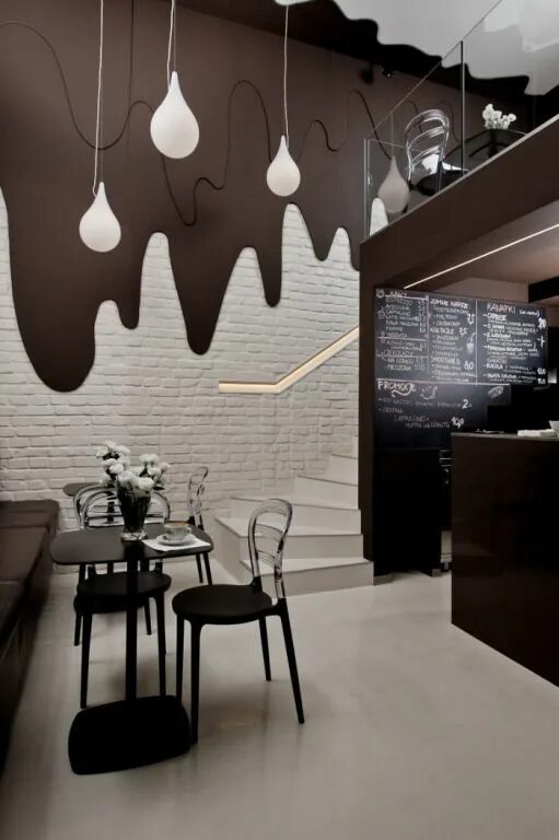 Интерьер стен кафе Gallery of Ramen Bar Suzuki / 07BEACH 23 Wall graphics restaurant, Cool restau