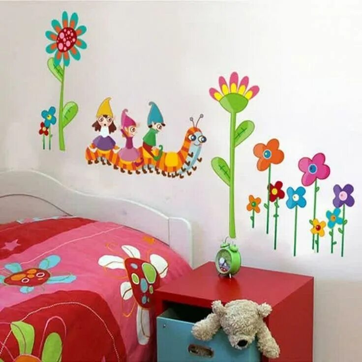 Оформление стен в детской комнате Brewster Home Fashions The Whole Wide World Wall Mural Macy's Wall murals, Map
