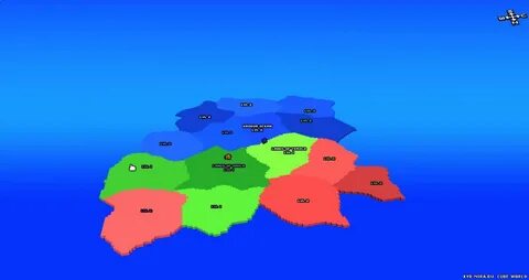 Карта мир куб