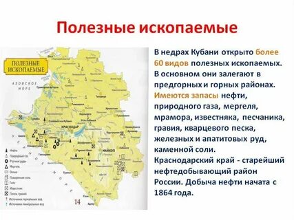 Характеристика природных ресурсов краснодарского края