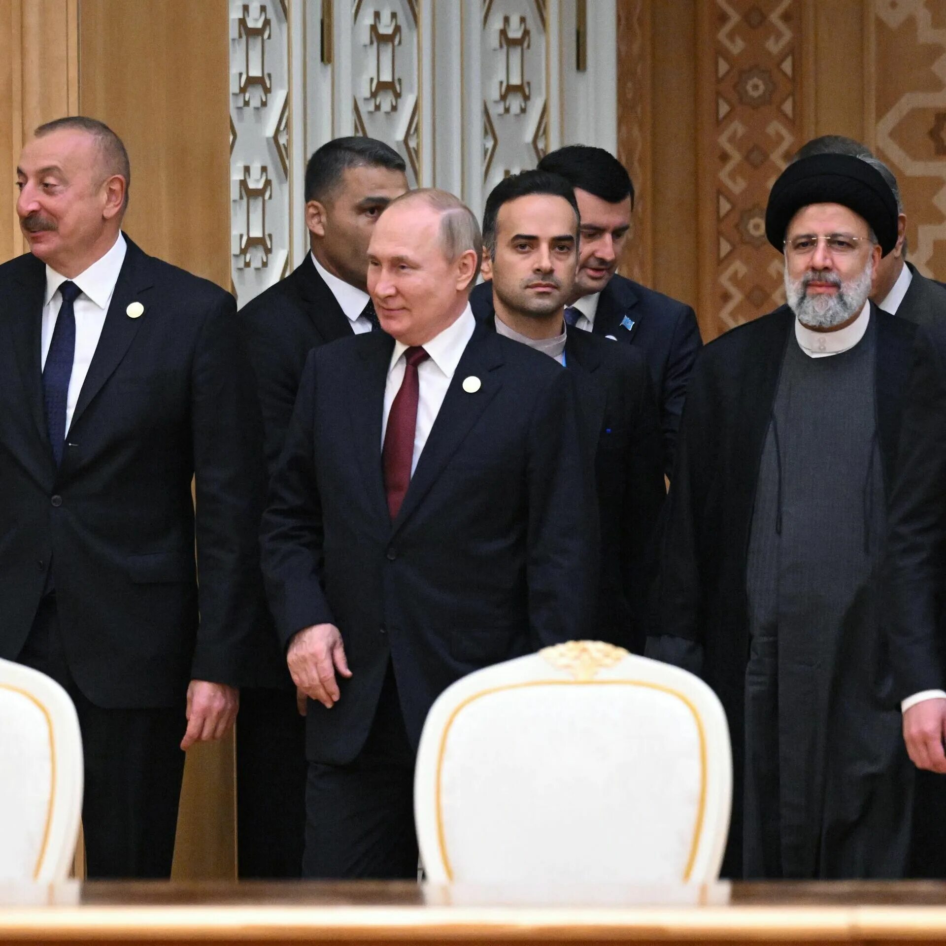 Участие в саммите. Каспийский саммит в Туркменистане.