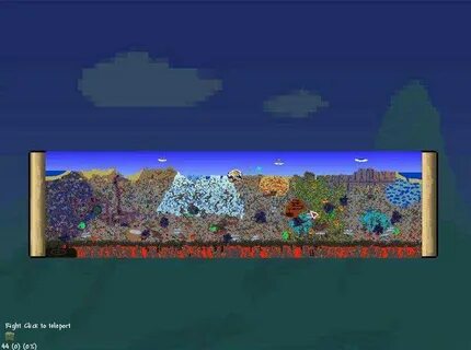 Terraria 1.4 карта