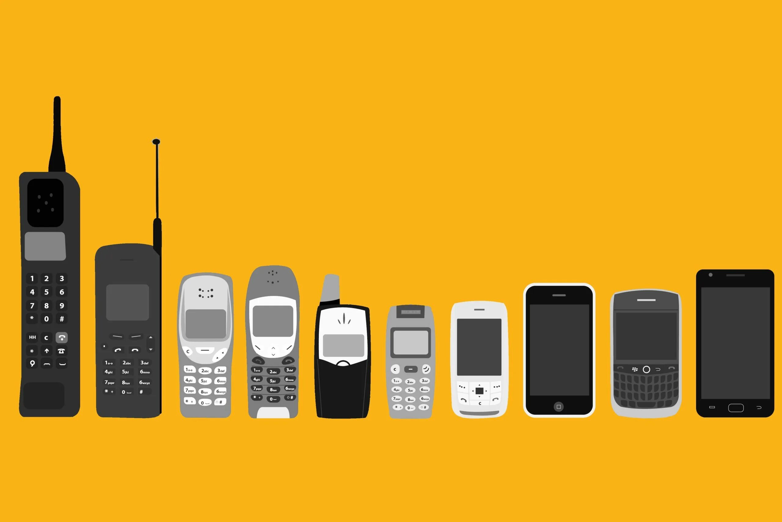 Почему изменялись телефоны. Эволюция телефонов. Эволюция мобильных сотовых телефонов. Эволюция сотовых телефонов по годам.